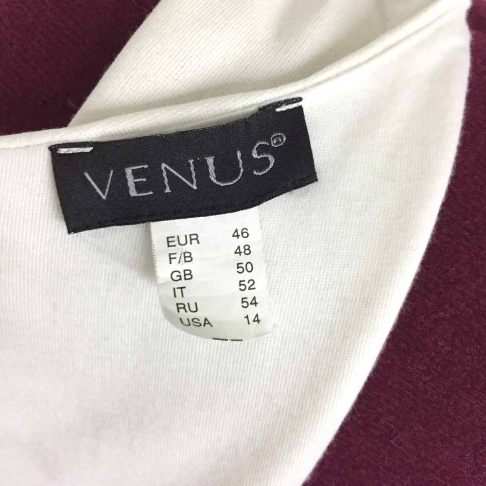 14 VENUS Sexy Black and White Bodycon Dress - Picture 5 of 6